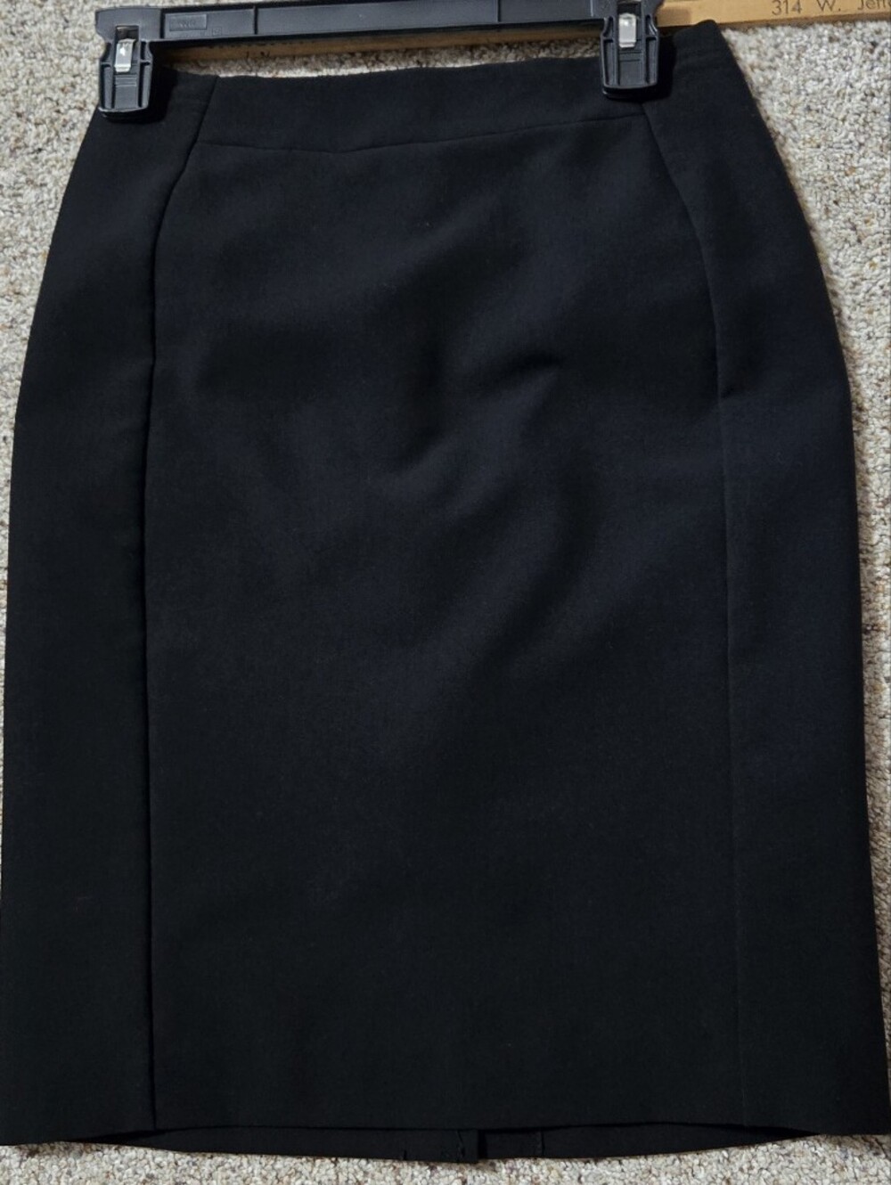 Worthington 2P Petite Classic Black Pencil Skirt